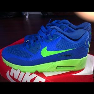 NIKE AIRMAX 90 (Racer Blue& Electric Green)